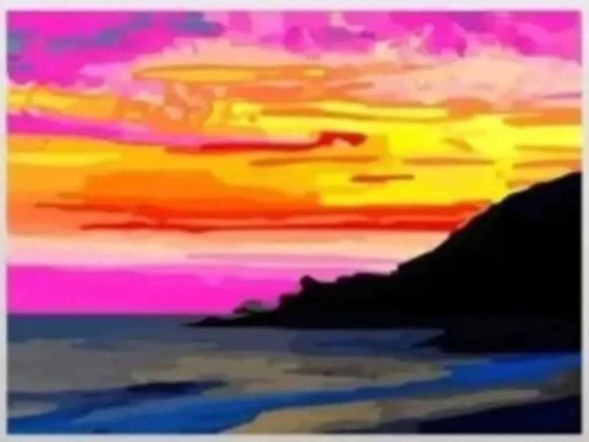 Céu rosa