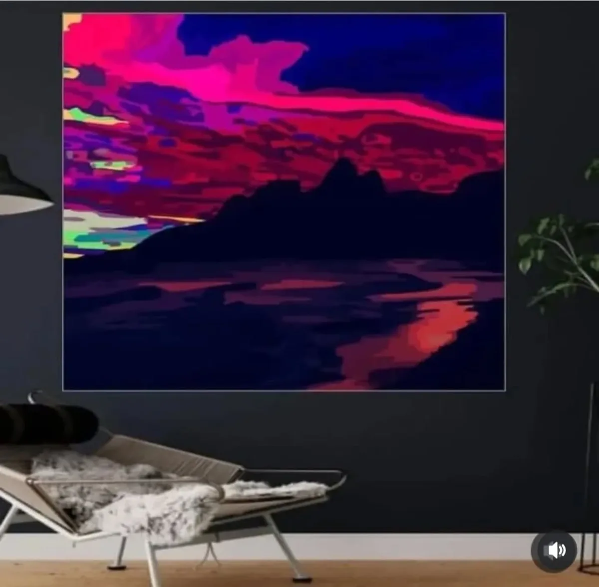 Céu roxo