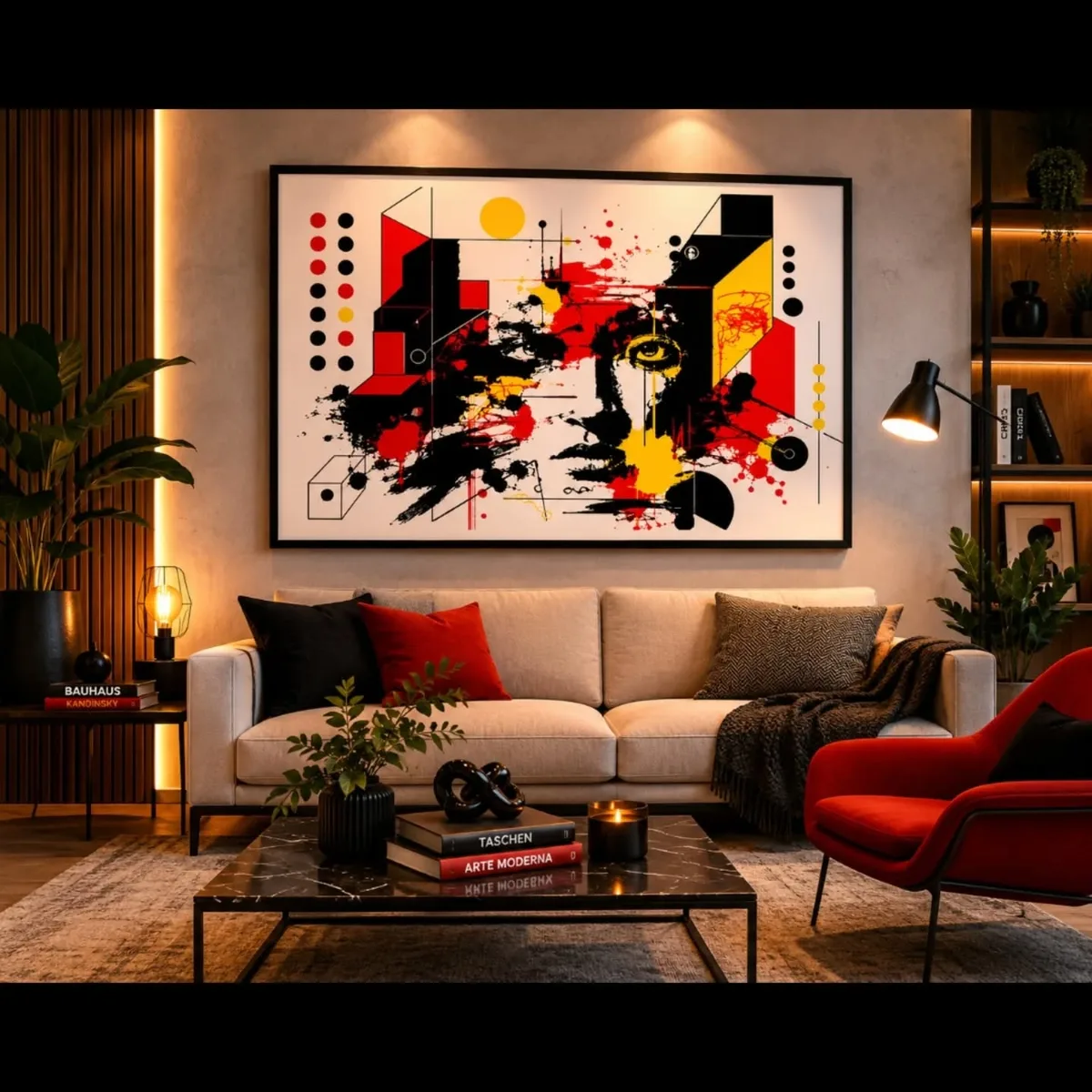Vermelho e preto
